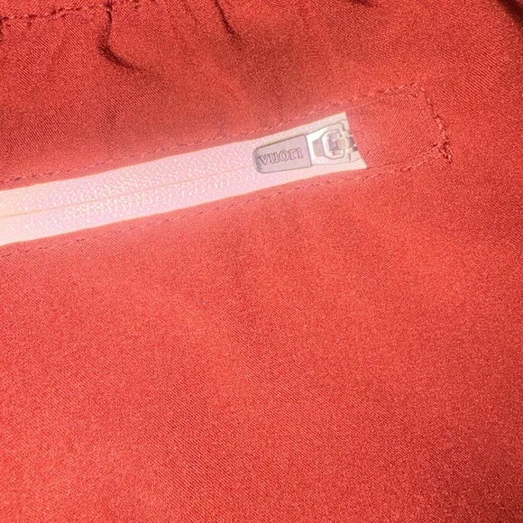 Vuori Women's Brick Red Athletic Shorts - Picture 5 of 8